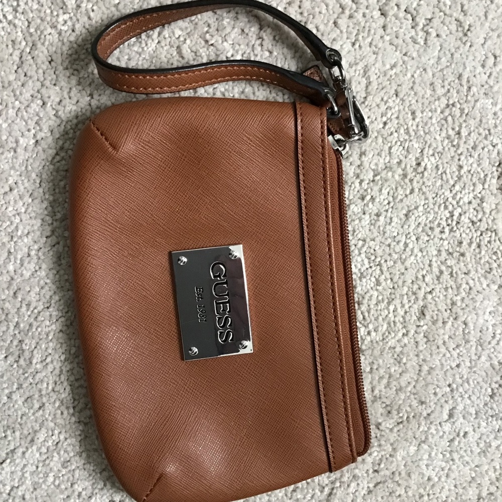 Guess wristlet pouch